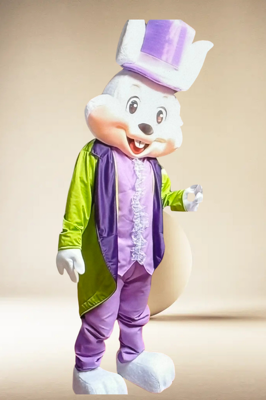 Easter Bunny Adult Party Mascot Costume / Handmade Adult Easter Costume