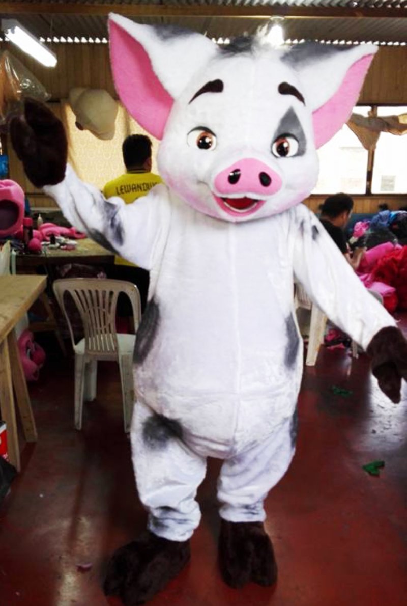 Pig Adult Party Mascot Costume / Handmade Adult Party Costume